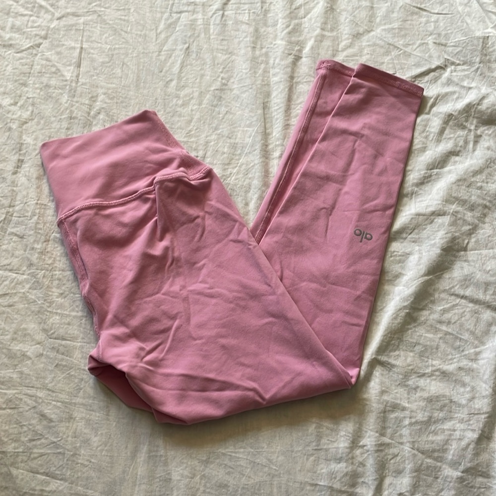 Alo Pink Persian Airbrush Leggings